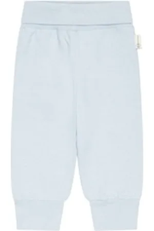Steiff Jogginghose Jogginghose GOTS Baby Wellness, Softbund blau 62