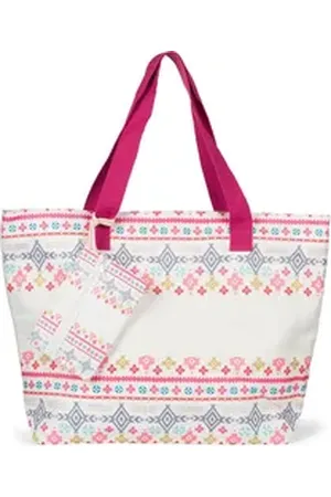 styleBREAKER Strandtasche Strandtasche Azteken Muster - Boho (1-tlg) rot