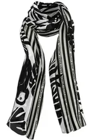 Bianca Modetuch SABA, mit schwarz-weiß Print grau