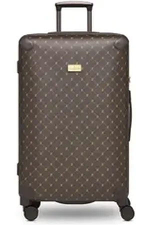 Lazarotti Hartschalen-Trolley Trolley, 4 Rollen braun 50 cm x 79 cm x 32 cm