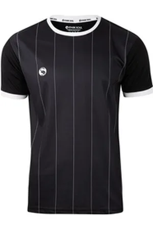 STARK SOUL T-Shirt Trainingsshirt Trikot "Pinstripes", Herren Sport-Shirt, Kurzarm schwarz XXXL
