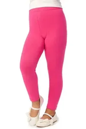 Merry Style Leggings Mädchen Lange Hose Freizeithose mit weitem Bein MS10-130 (1-tlg) elastischer Bund rosa 116