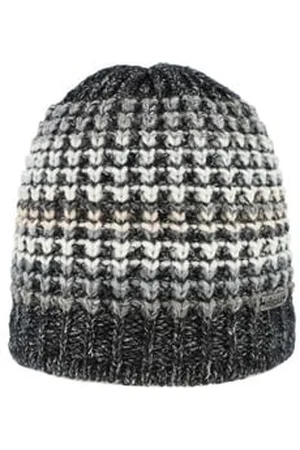 Eisglut Strickmütze Mehrfarbig Vanessal mit Fleece-Innenband schwarz