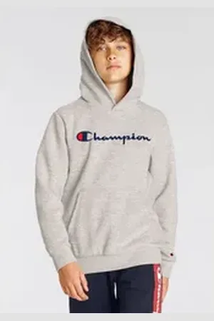 Champion Kapuzensweatshirt für Kinder grau XL (164/170)