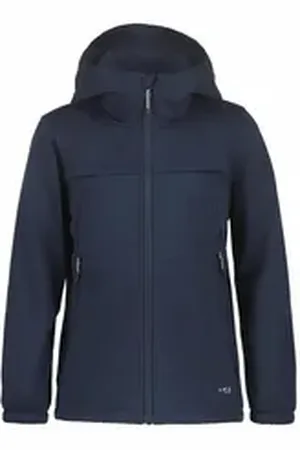 Icepeak Softshelljacke Kline Jr. Übergangsjacke mit Kapuze blau 152