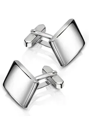 JEVELION Manschettenknöpfe Business 925 Silber - Made in Germany (Accessoire, für Herren), Anzugsaccessories mit Stil silberfarben