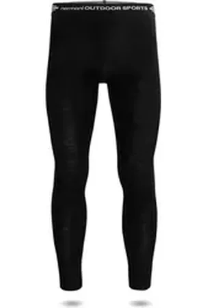 Normani Thermounterhose Herren Merino Unterhose Sydney Thermounterwäsche Funktionshose Lang Baselayer Leggins Ski-Winterhose schwarz 3XL