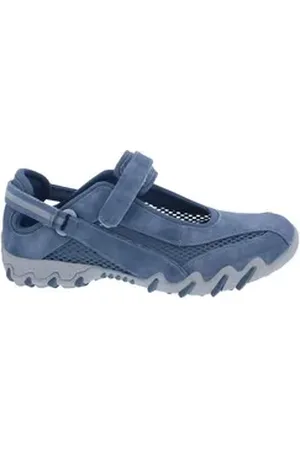 Allrounder By Mephisto Niro, Sneaker, Klettverschluss, Baton 04 / Open Mesh 97, Bl Klettschuh blau 38,5 EU