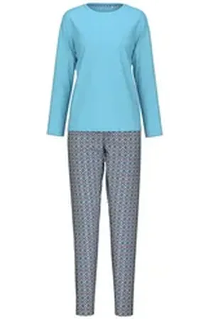 Calida Pyjama Nightwear Xtra Damen (2 tlg) blau M (44/46)