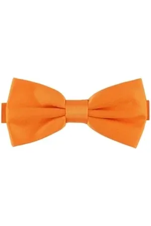 Ladeheid Fliege Herren Schmale Herrenfliege M (12cm x 6cm) orange