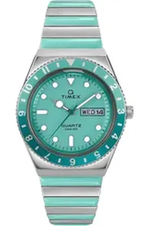 Timex Quarzuhr DIVER INSPIRED TW2W87800AJ, Armbanduhr, Damenuhr, Datum, Leuchtzeiger, Flexband, Zugband silberfarben