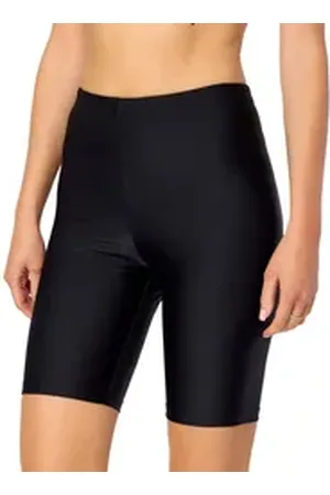 Merry Style Badeshorts Damen Lange Shorts Kurze Leggings MS10-333 schwarz 36
