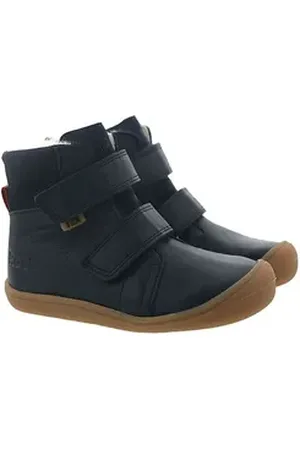 Koel Stiefel Barfußschuhe Demil Tex Wasserdicht Leder Wolle Blue Blau Schnürstiefelette 26 EU