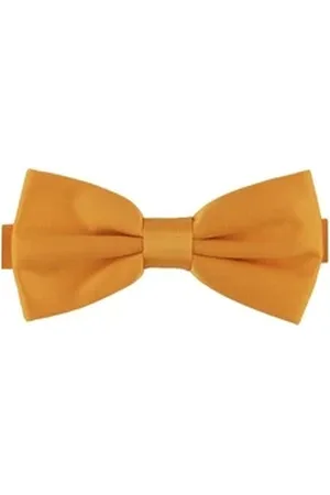 Ladeheid Fliege Herren Schmale Herrenfliege M (12cm x 6cm) goldfarben