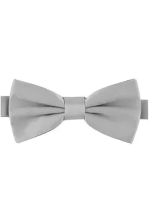 Ladeheid Fliege Herren Schmale Herrenfliege M (12cm x 6cm) grau