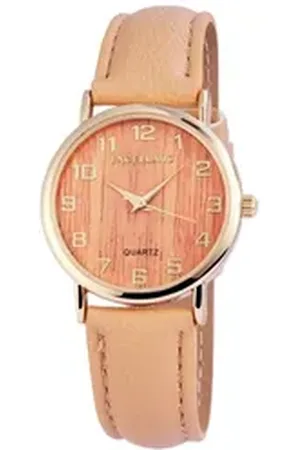 Excellanc Quarzuhr 195007500203 Damenuhr mit Lederimitationsarmband