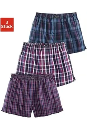 le jogger ® Webboxer (Packung, 3-St) aus reiner Baumwolle bunt 4