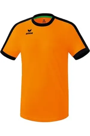 Erima Fußballtrikot Unisex Retro Star Trikot orange|schwarz L