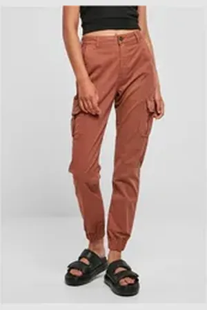 Urban classics Funktionshose Ladies High Waist Cargo Pants 27