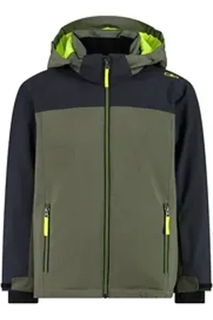 CMP Skijacke Jungen Skijacke Boy Jacket Snaps Hood 39W1924 grün 140