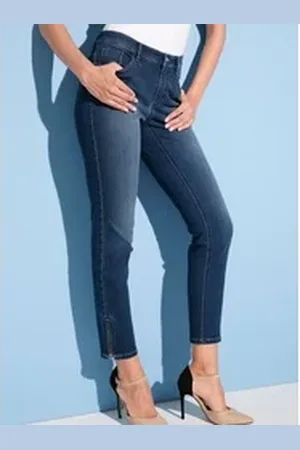 ASCARI Bequeme Jeans Stretch-Jeans blau 23