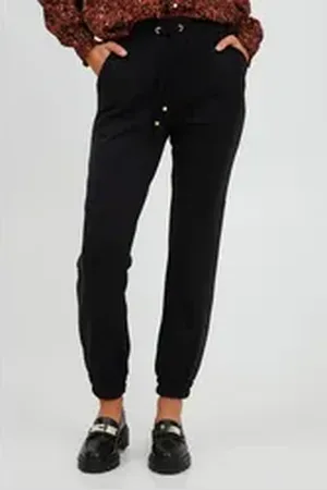 B YOUNG Sweathose BYPUSTI Sweat Pant Hose Jogginghose mit Ziernähten schwarz XXL