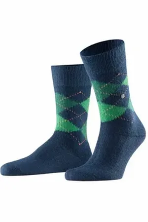 Burlington Freizeitsocken Herren Socken Preston SO 24284 blau 40-46