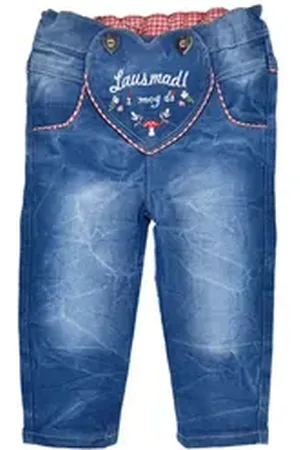 BONDI Trachtenlederhose Baby Mädchen Jeans 