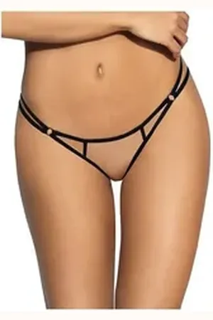 Axami String V-8848 string beige-black - (L,M,S,XL) beige|braun|schwarz L