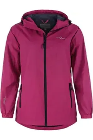 Blue Wave Funktionsjacke Damen Outdoor-Jacke Fabienne - Regenjacke Wander- und Fahrradjacke rot 40