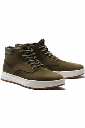 Timberland MAPLE GROVEMID LACE UP SNEAKER Schnürboots Winterschuhe, Sneakerboots, Winterboots grün 43 EU