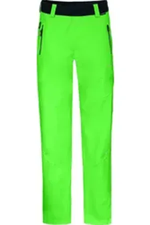 Bergson Regenhose VERDAL Thermo Damen (Über) Regenhose, recycelt, leicht wattiert, 20000 mm Wassersä grün lang | 76