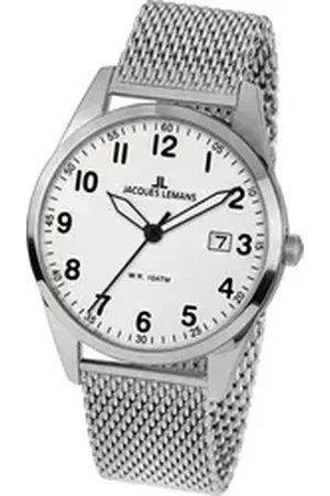 Jacques Lemans Sportuhr Sport 200 1-2002 Herrenarmbanduhr weiß