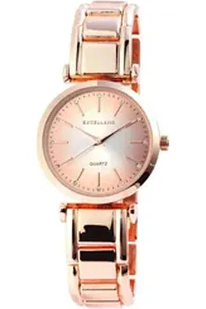 Excellanc Quarzuhr EX0193 Damenuhr mit Metallarmband, Damenuhr Metall