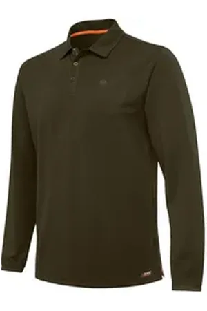 BERETTA Poloshirt Langarm-Poloshirt Tech Corporate grün XL