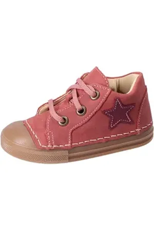 Däumling Unisex Kinder Lauflern Esther Lauflernsch Klettstiefel rot 23,0