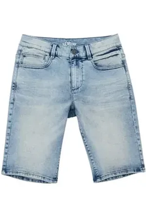 QS by s.Oliver Bermudas Jeans-Hose blau 146/SLIM