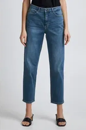 Ichi 5-Pocket-Jeans blau 34