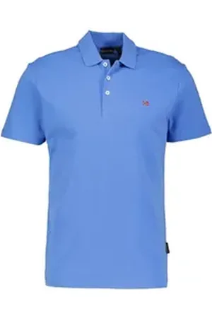 Napapijri Poloshirt Herren Poloshirt EALIS Regular Fit (1-tlg) blau XL