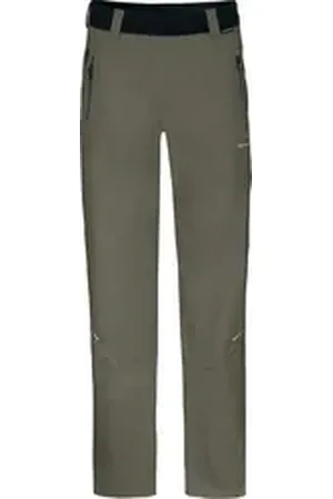 Bergson Regenhose VERDAL Thermo Damen (Über) Regenhose, recycelt, leicht wattiert, 20000 mm Wassersä bunt|grau|grün normal | 40
