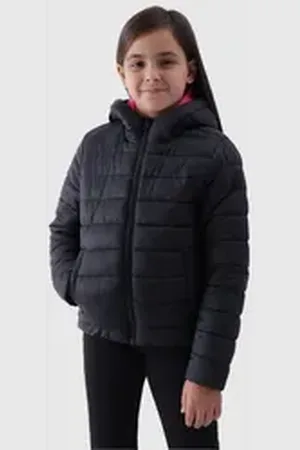 4F Steppjacke schwarz 140
