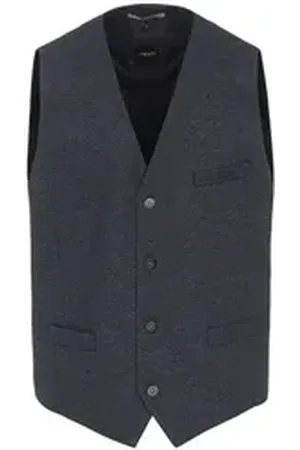 Casa Moda Anzugweste – Klassische Eleganz in Modern Fit blau 56