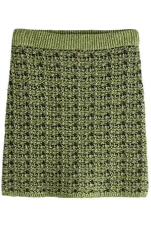 Next Minirock Gestrickter Minirock (1-tlg) grün XS