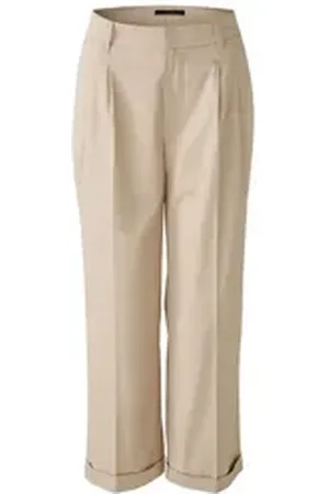 Oui 5-Pocket-Jeans beige|braun 38