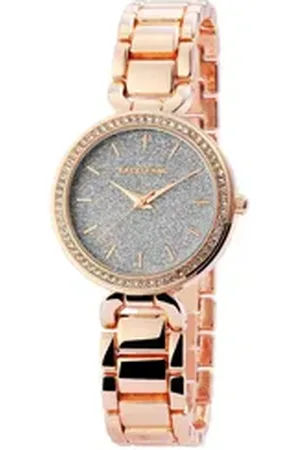 Excellanc Quarzuhr EX0214 Damenuhr mit Metallarmband, Damenuhr Metall