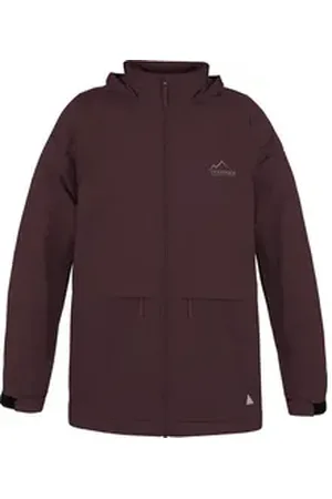 Normani Regenjacke Kinder Regenjacke mit Fleecefutter Taunton Wasserdichte Softshelljacke mit Kapuze und Reflektoren XXS