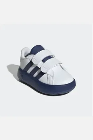 adidas Sportswear GRAND COURT 2.0 KIDS Klettschuh Design auf den Spuren des Superstar, für Kinder weiß 22 EU