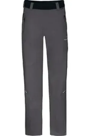 Bergson Regenhose VERDAL Thermo Damen (Über) Regenhose, recycelt, leicht wattiert, 20000 mm Wassersä grau lang | 76