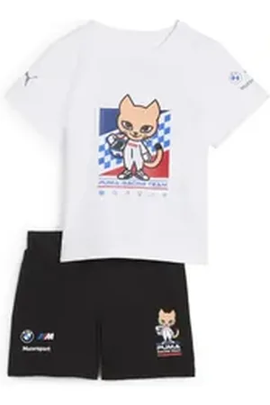 PUMA Jogginganzug BMW M Motorsport Kurzarm-Set Kinder weiß 68