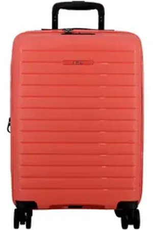 Jump Handgepäck-Trolley Striper, 4 Rollen, Polypropylen rosa